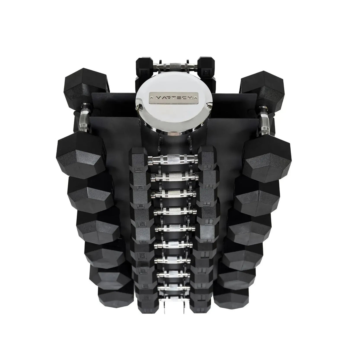 Râtelier d'haltères hexagonaux Martech 1–25KG - Compact - image 2