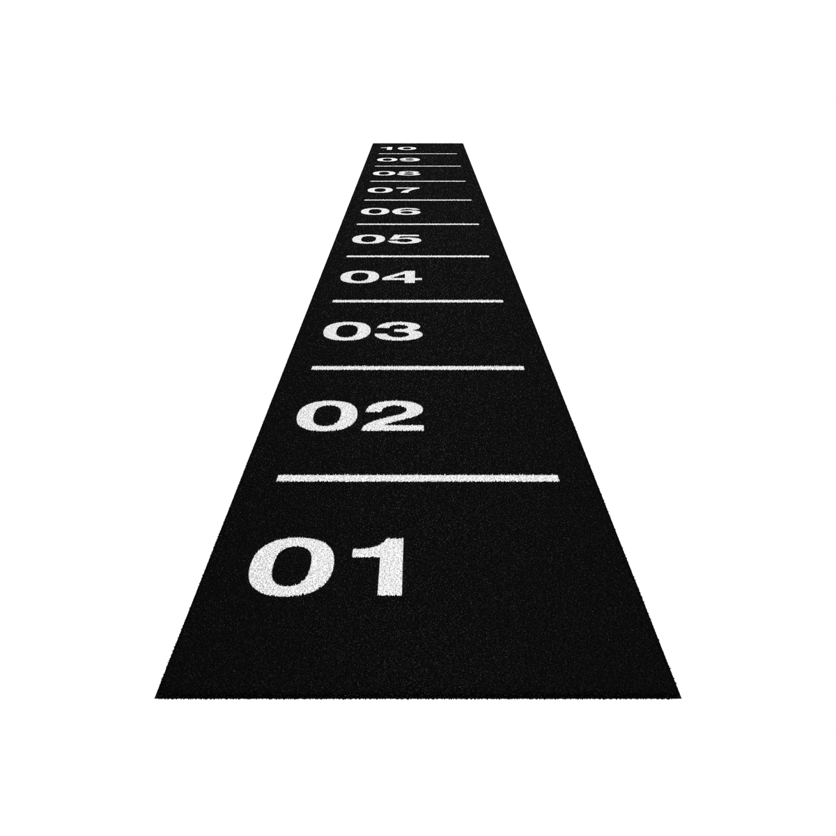 Piste de sprint Sprinttrack Core 10m x 1m - Noir