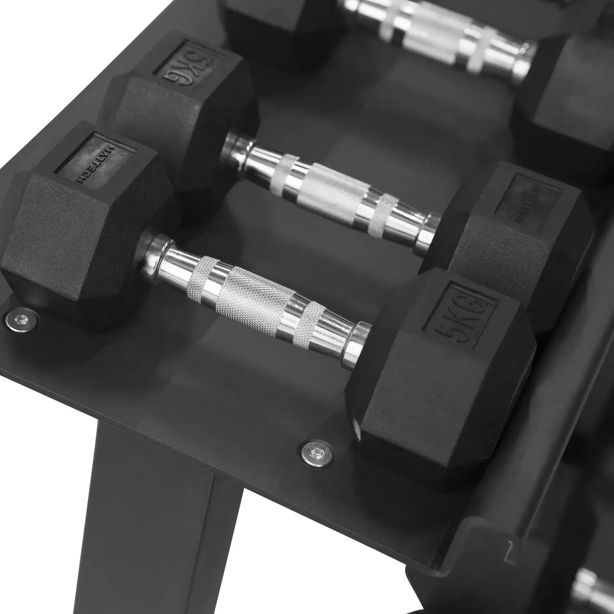 Set d'haltères hexagonaux Martech 5-30KG + support à deux niveaux - image 6