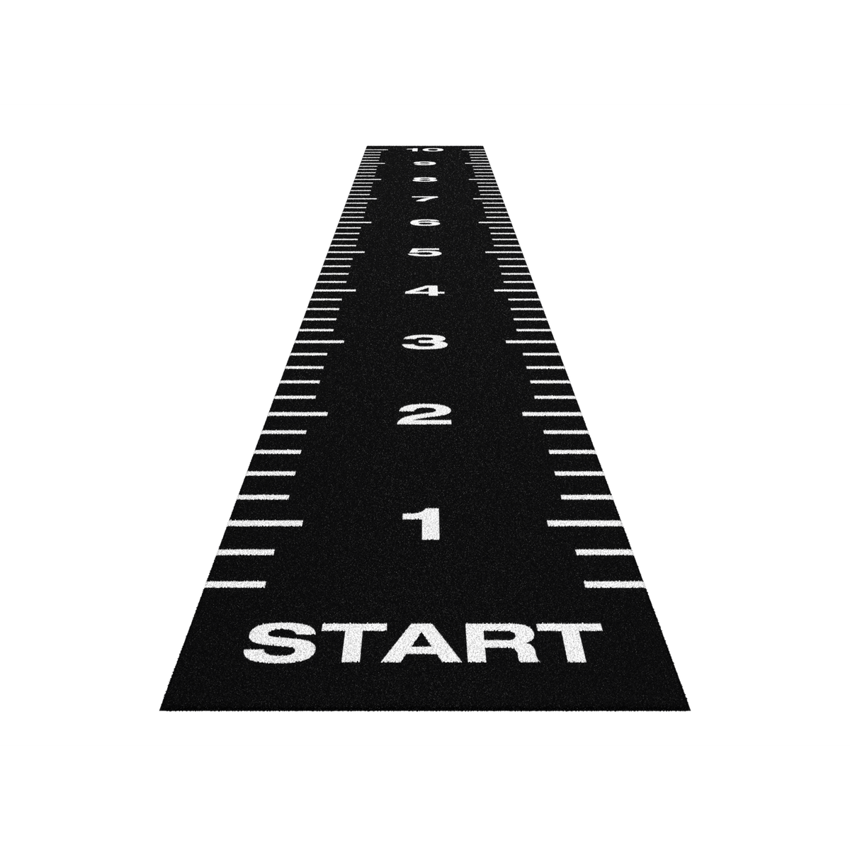 Piste de sprint Essential 10m x 1,33m - Noir