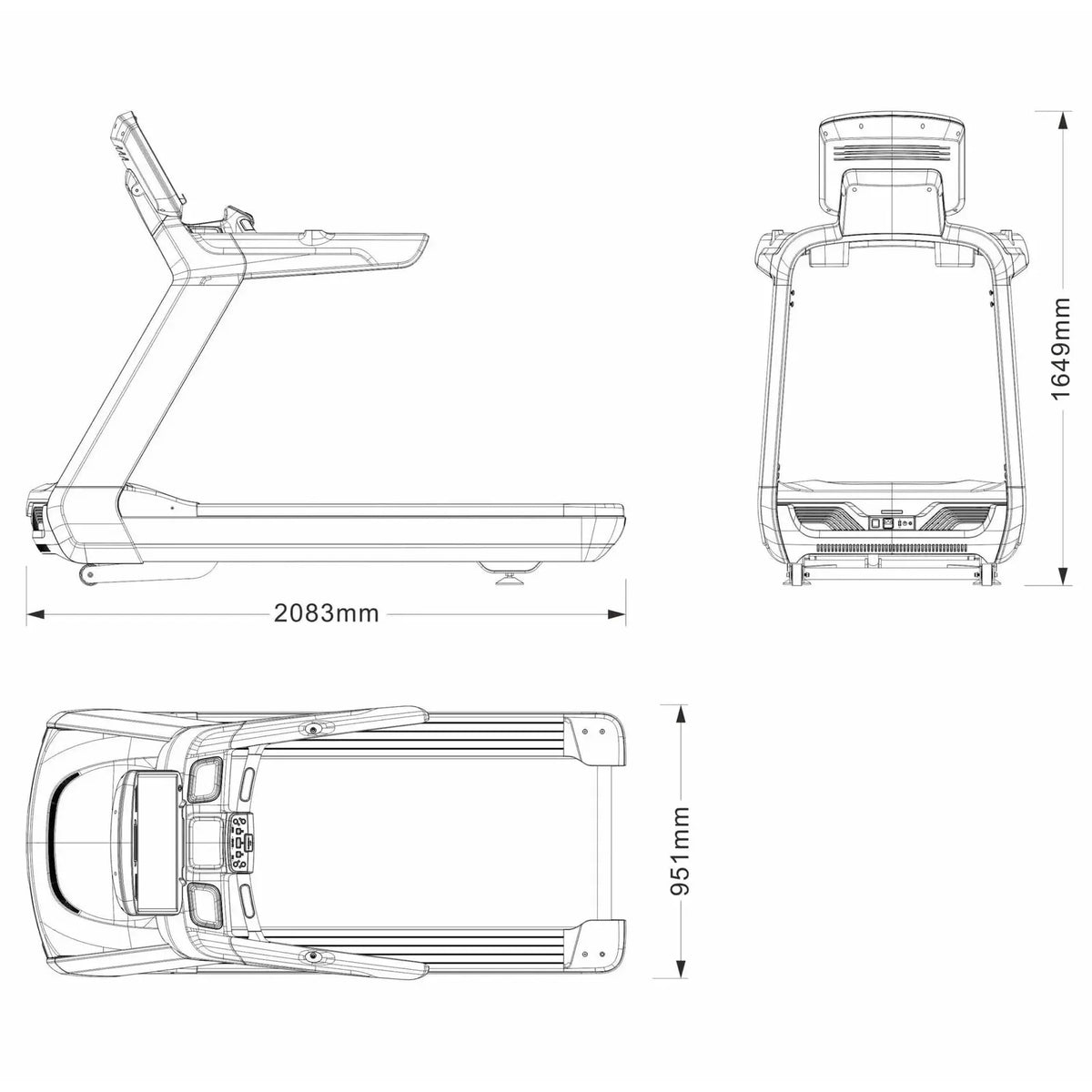 Tapis de course Pro Run DKN Technology - image 5