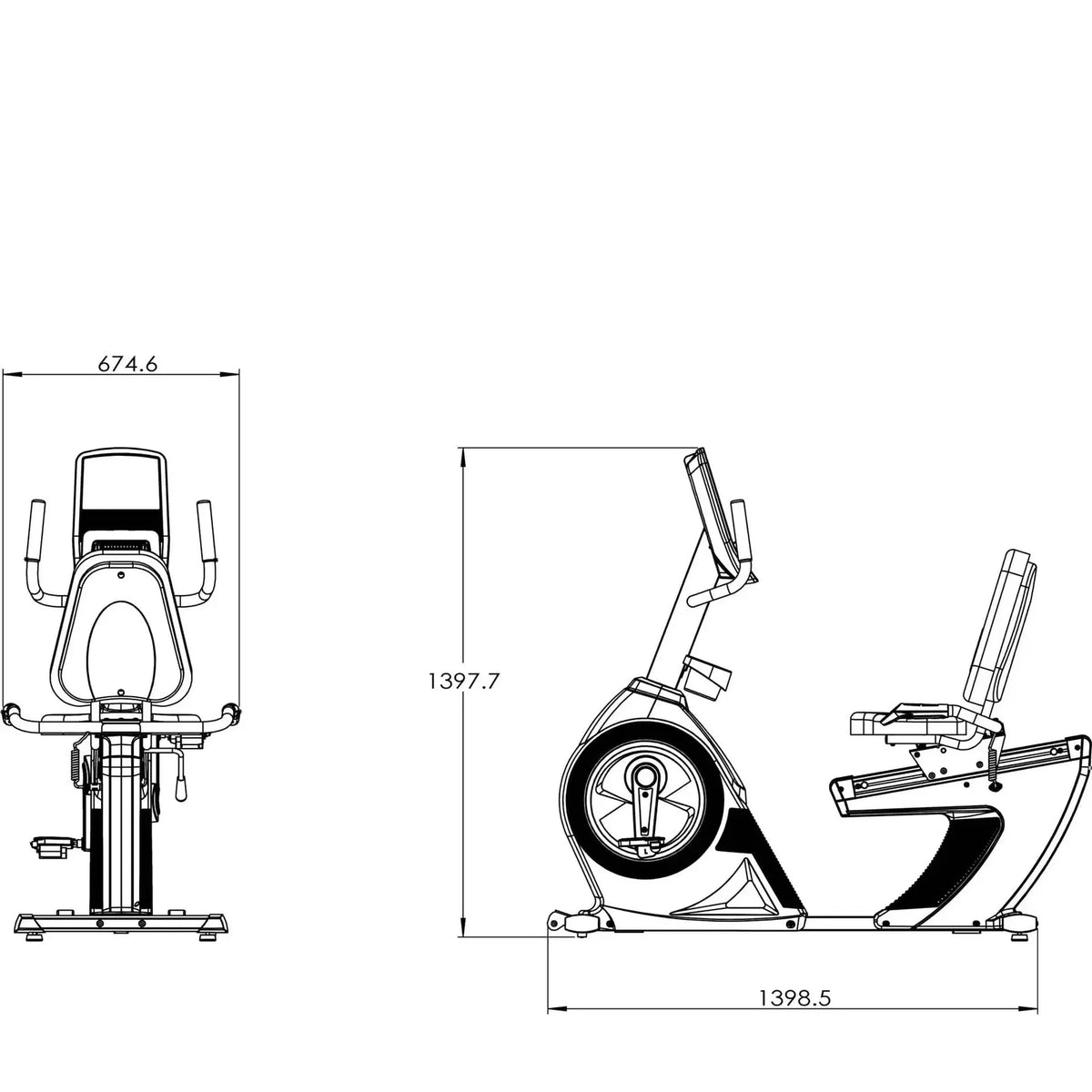 Vélo couché RB-5 DKN Technology - image 5