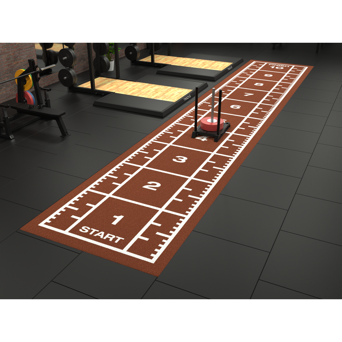 Premium track 10,4 x 2M - Rood