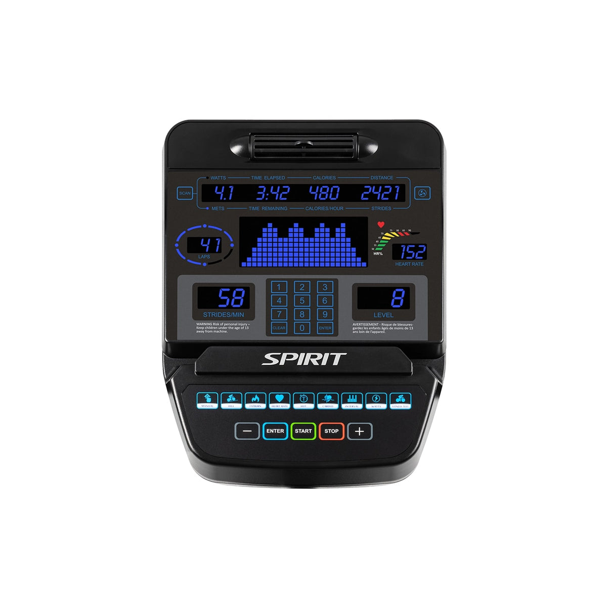 Spirit Fitness CE900+ crosstrainer - beeld 10