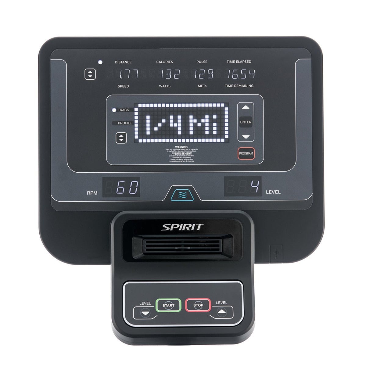 Spirit Fitness CU800+ hometrainer - beeld 7