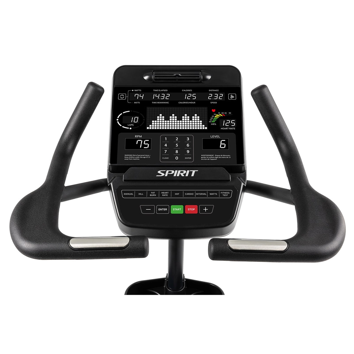 Spirit Fitness CU900+ hometrainer - beeld 12