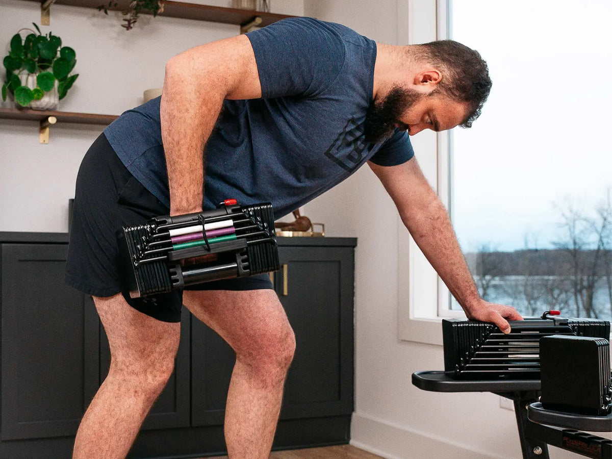 PowerBlock Elite EXP 90 Stage 1 Verstelbare Dumbbell Set ( 1 - 23KG) - beeld 8