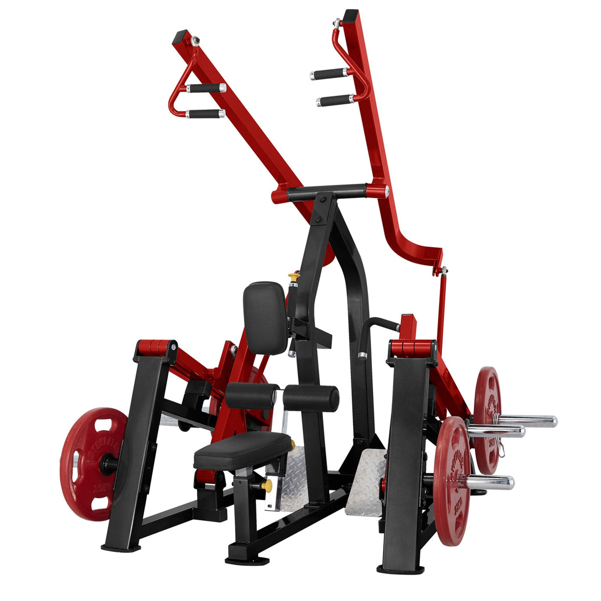 Steelflex PL2200-BR dual plate loaded lat pulldown en row - beeld 1