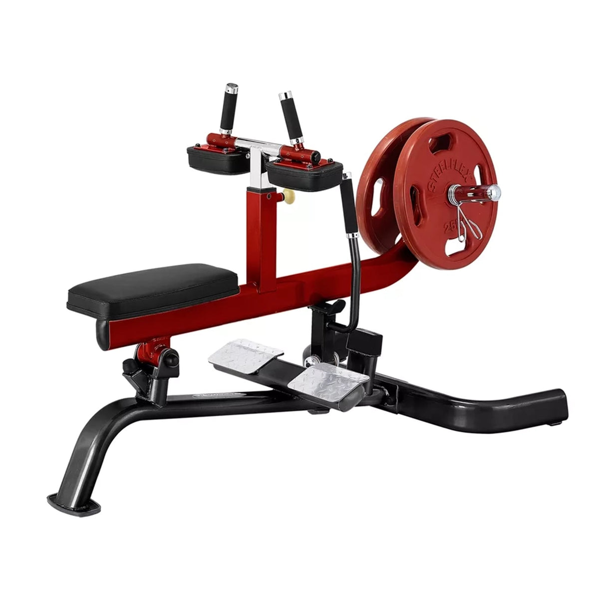 Steelflex PLSC-BR plate loaded seated calf press - beeld 1