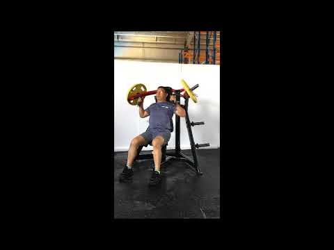 Steelflex PLSP-BR plate loaded shoulder press in beeld