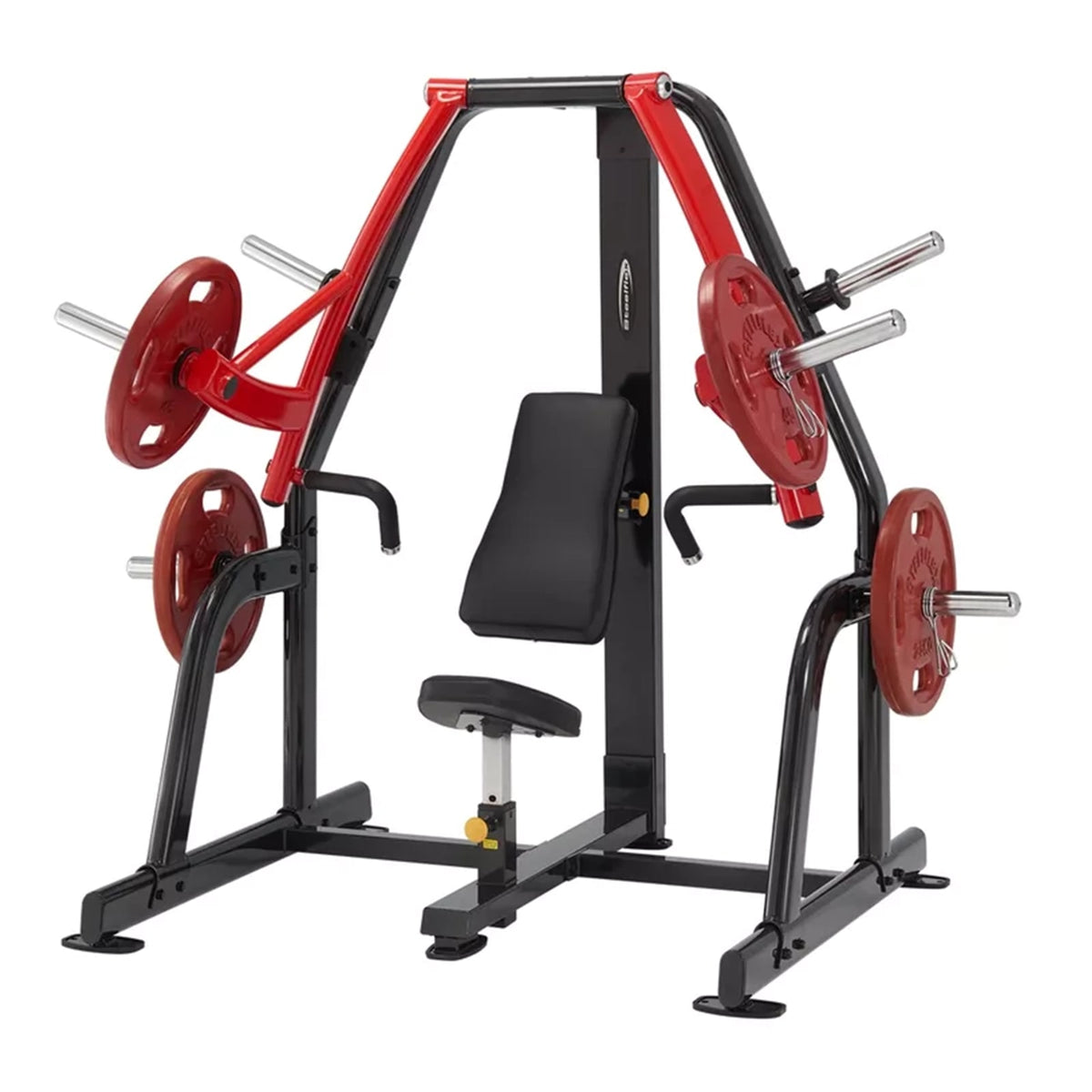 Steelflex PSDP-BR plate loaded decline chest press - beeld 1