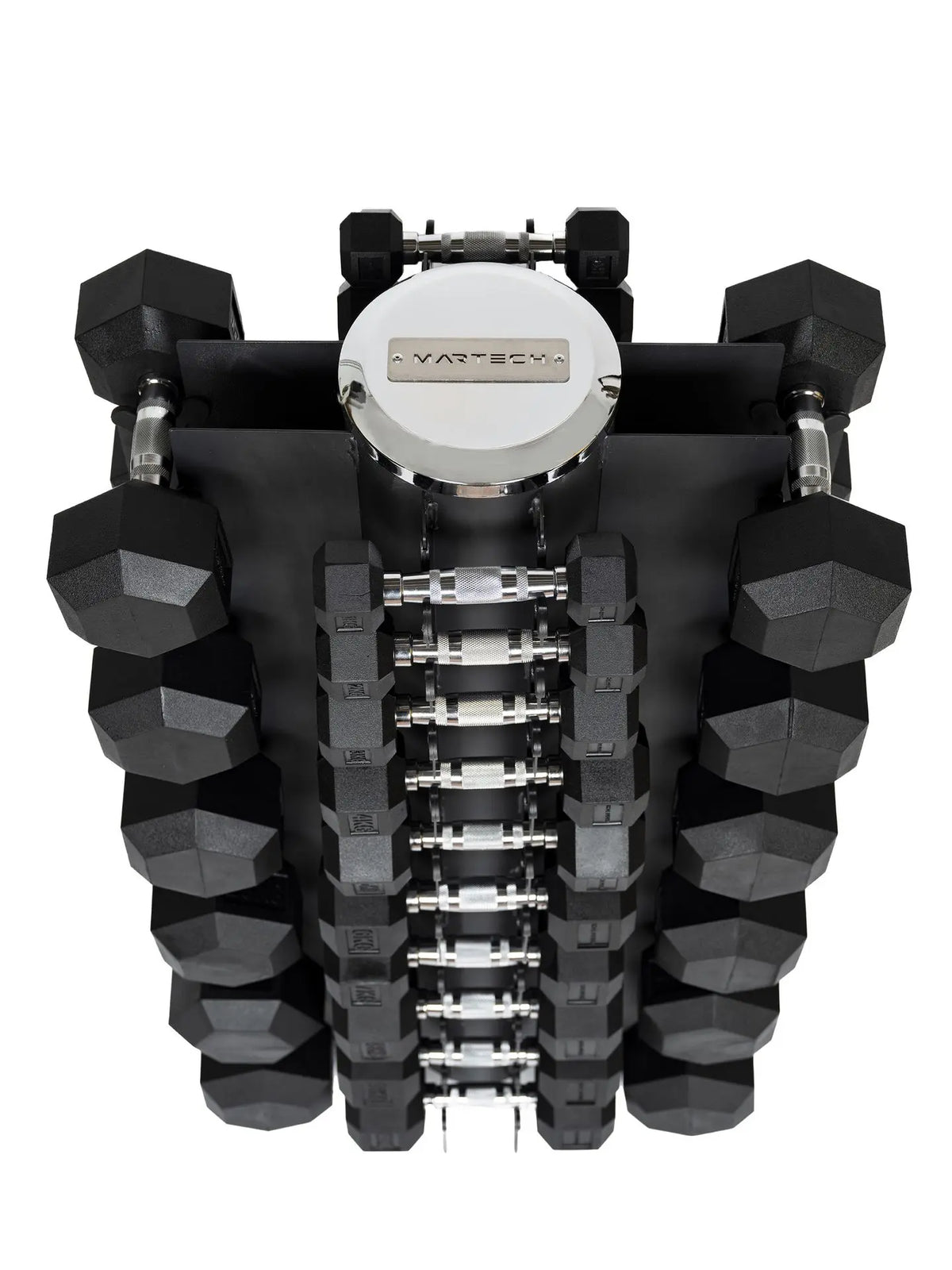 Râtelier d'haltères hexagonaux Martech 1–25KG - Compact - image 2
