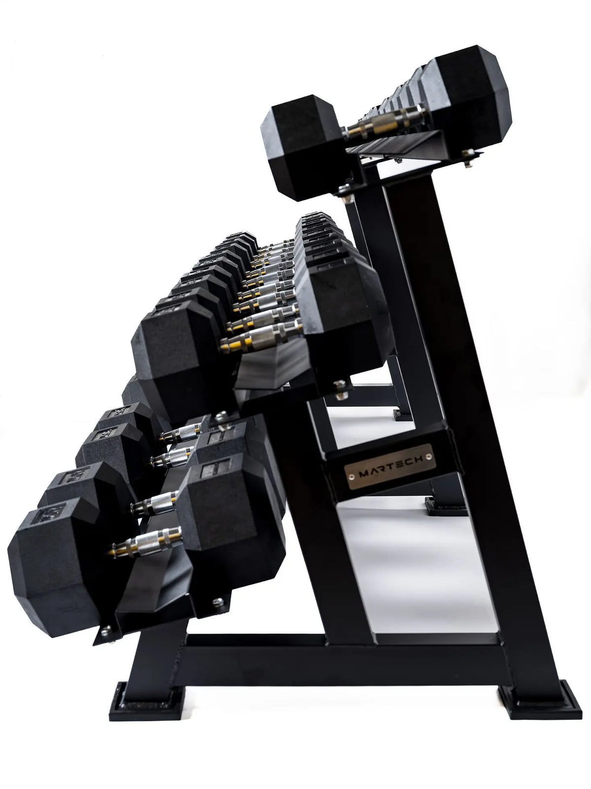 Martech Hex halterset 5-40KG + 3-laags rack - beeld 11