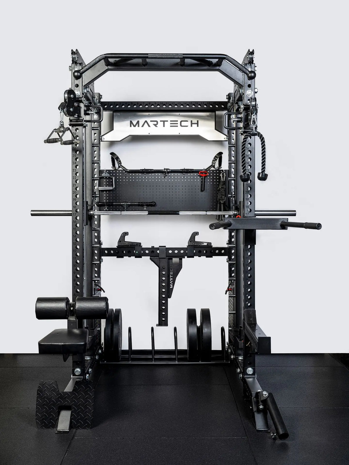 Martech M8 3IN1 Bundle - Barbell set - Bench - Rack - beeld 4