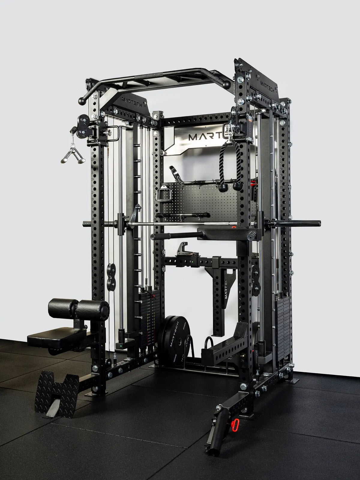 Martech M8 3IN1 Bundle - Barbell set - Bench - Rack - beeld 3