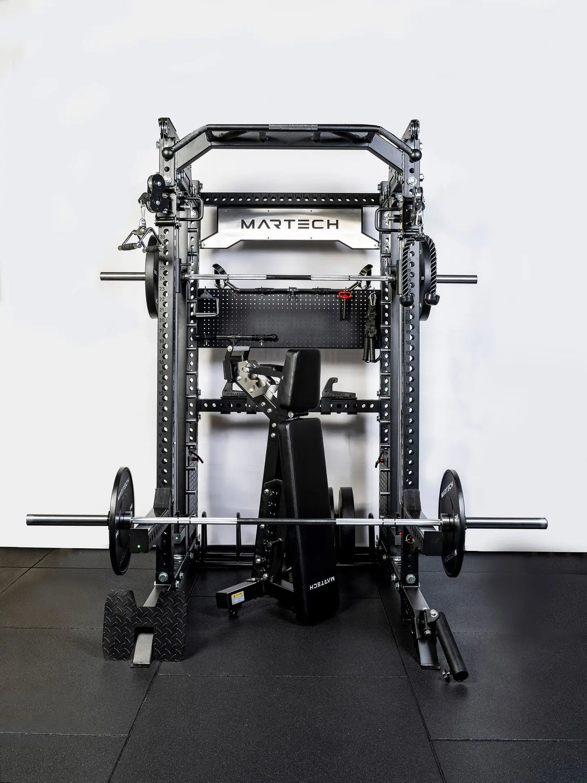 Martech M8 3IN1 Bundle - Barbell set - Bench - Rack - beeld 2
