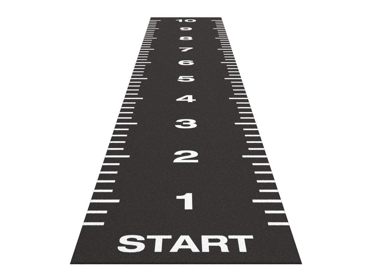 Piste de sprint Essential 10m x 2M - Anthracite