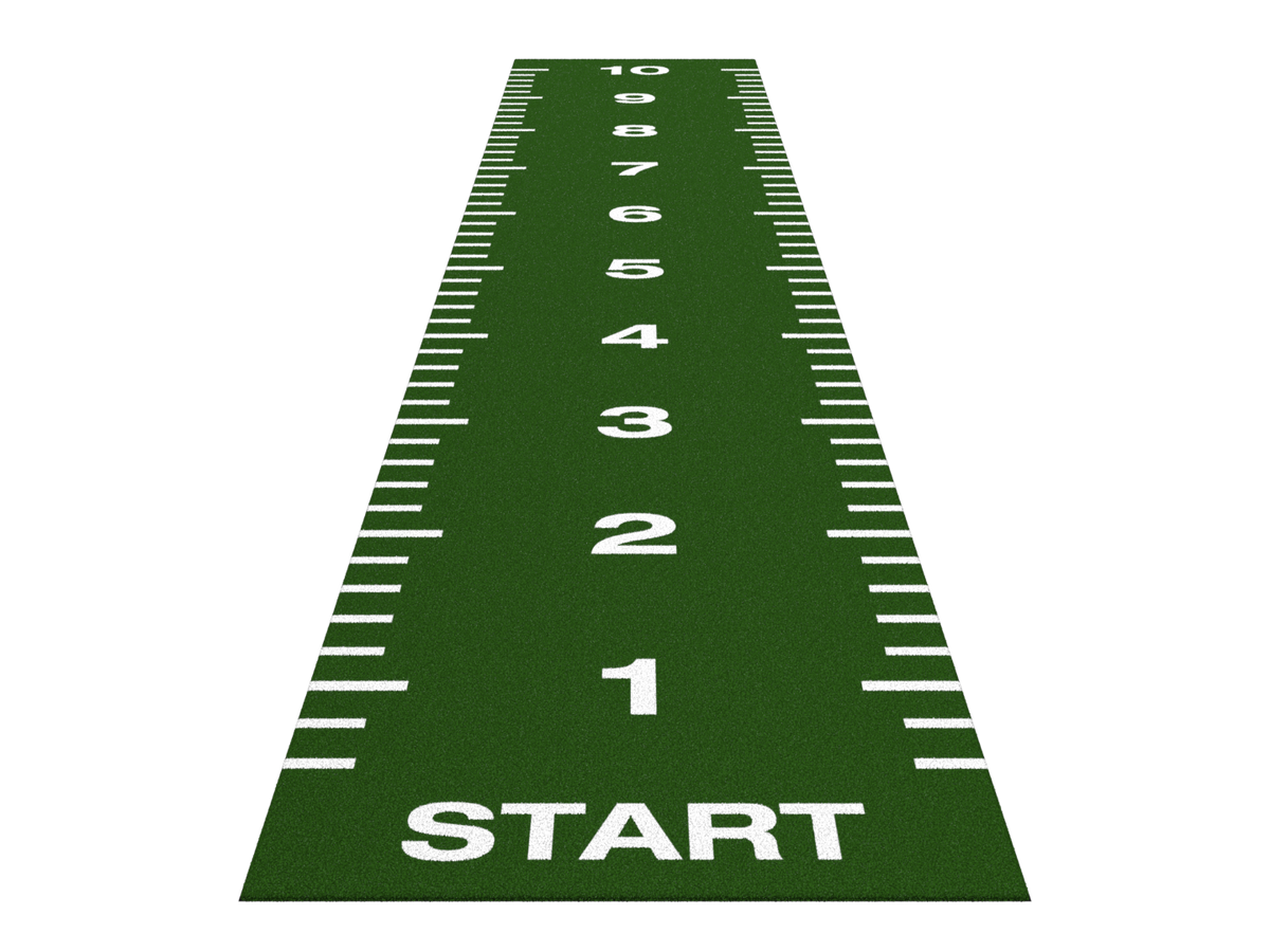 Piste de sprint Essential 10m x 2M - Vert