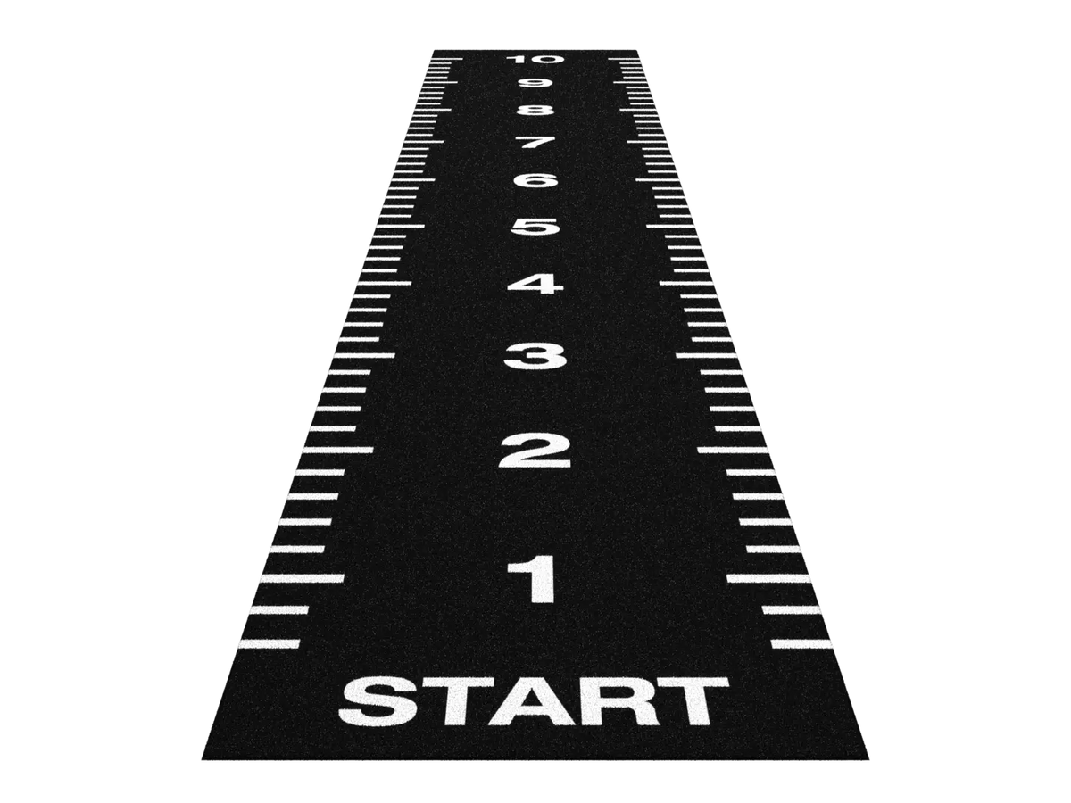 Essential track 10 x 2M - Zwart - beeld 1