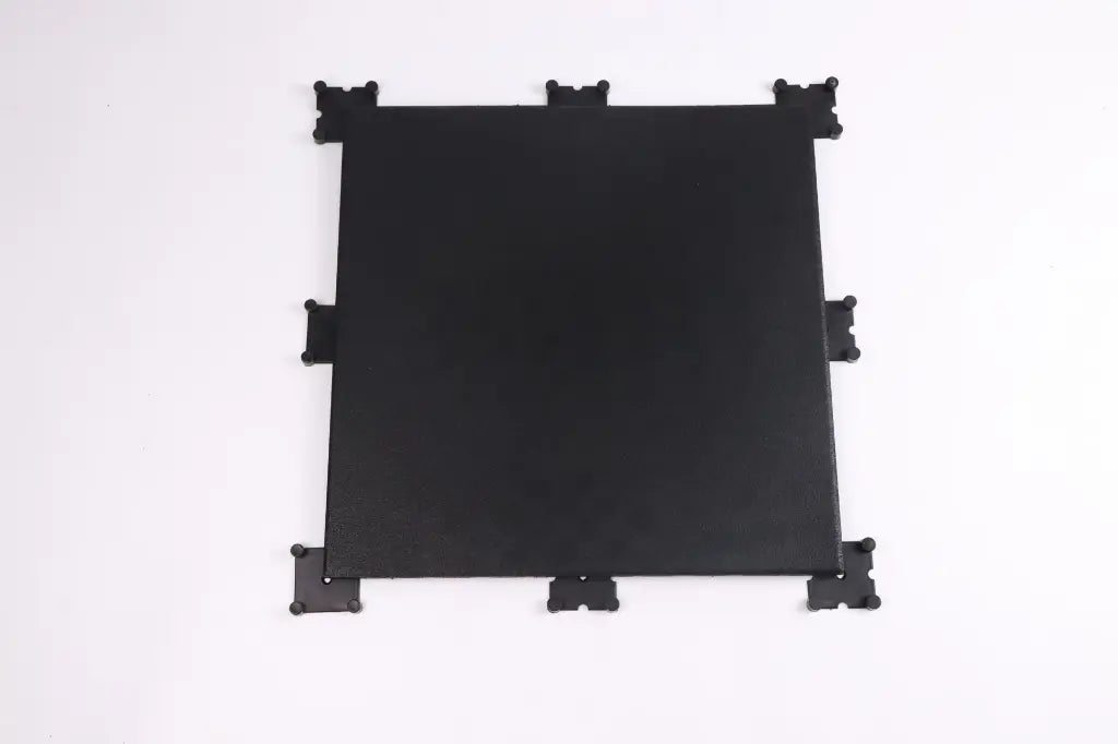 Sportvloer Pure black - Easy clean tegel - 100 x 100 x 2cm - beeld 8