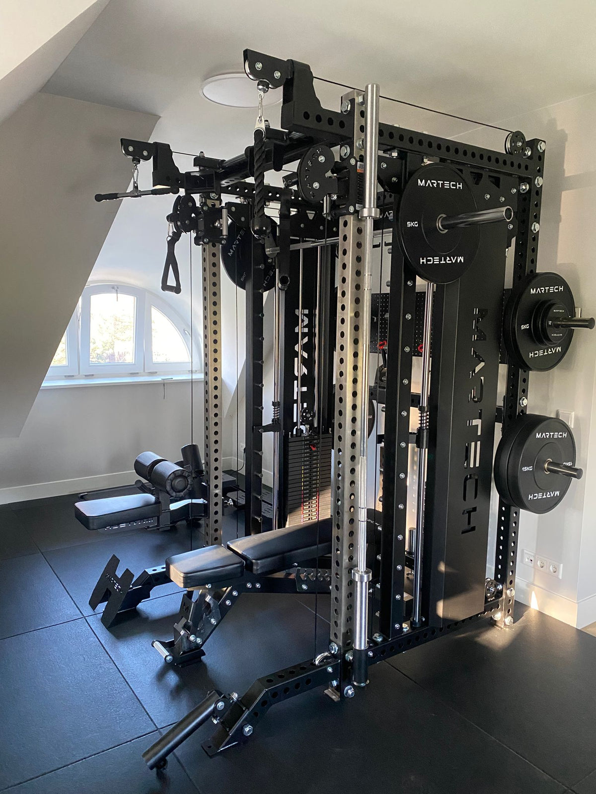 Martech M10 rack van opzij