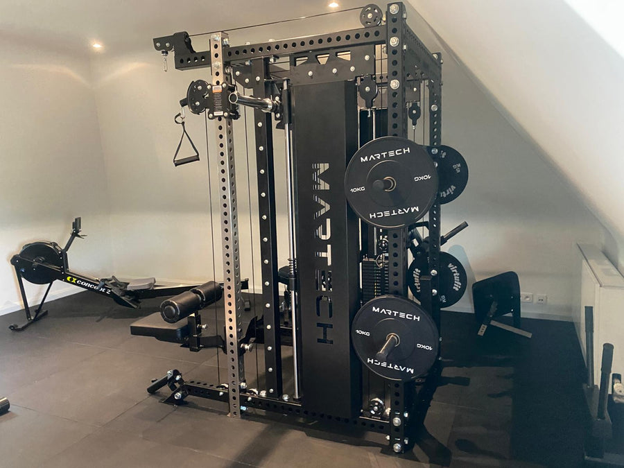 Martech M10 heavy duty rack met 120 kg gewichtenstapel