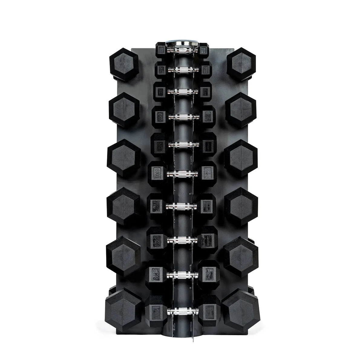 Râtelier d'haltères hexagonaux Martech 1–25KG - Compact - image 1
