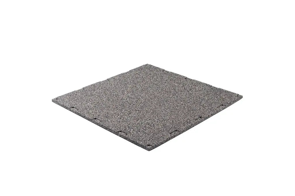 Sportvloer Pure black + Grijze spikkel Easy clean tegel - 100 x 100 x 2cm - beeld 3