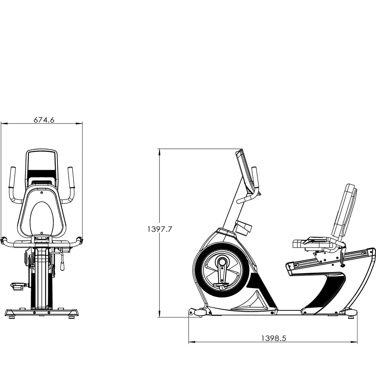 Vélo couché RB-5 DKN Technology - image 5