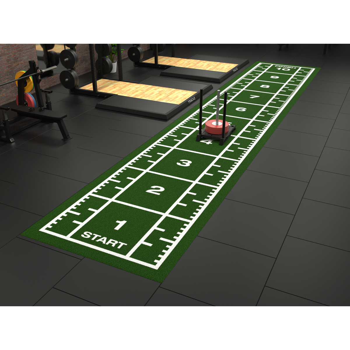 Premium track 10,4 x 2M - Groen