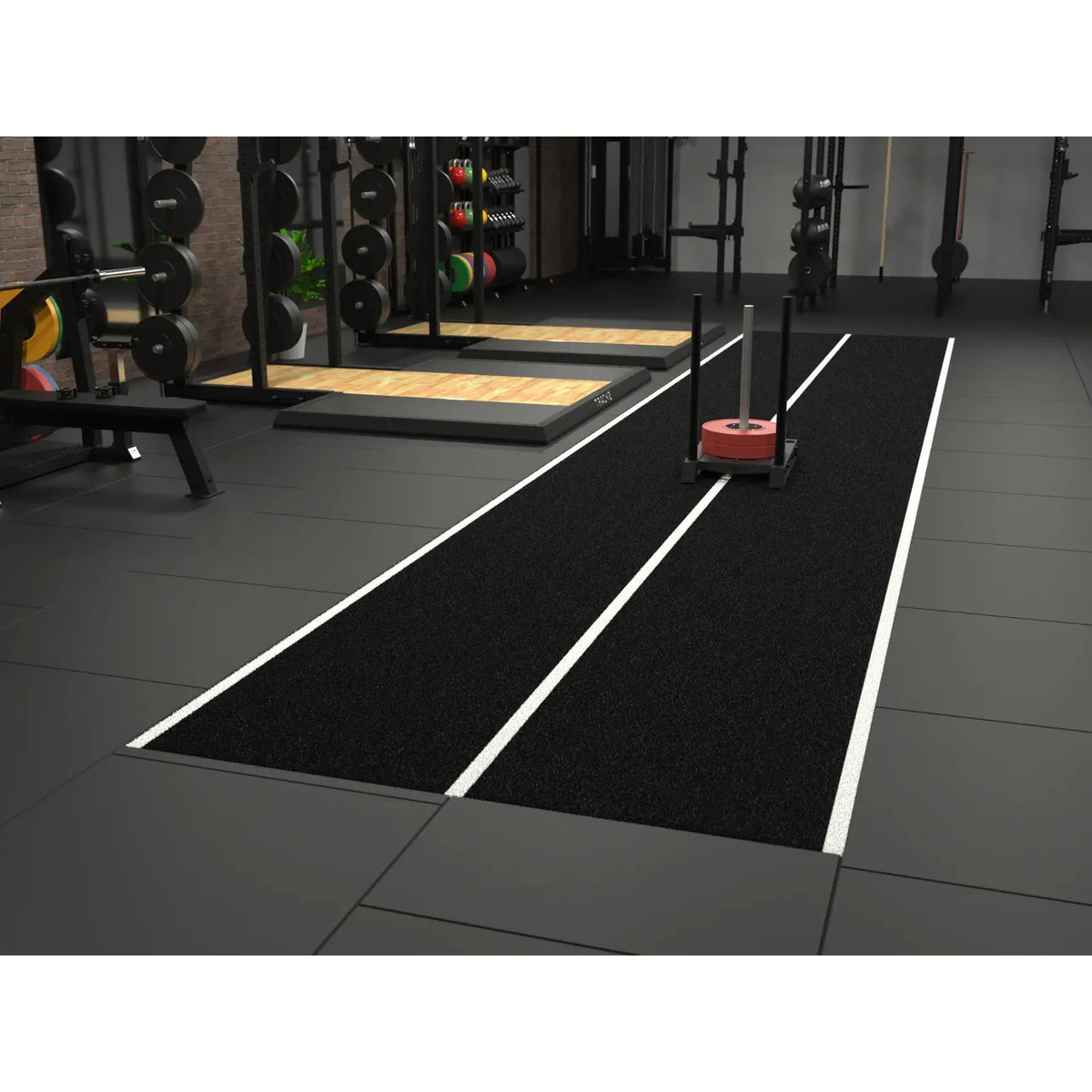 Uni Sprinttrack 10 x 2M - Noir - image 2