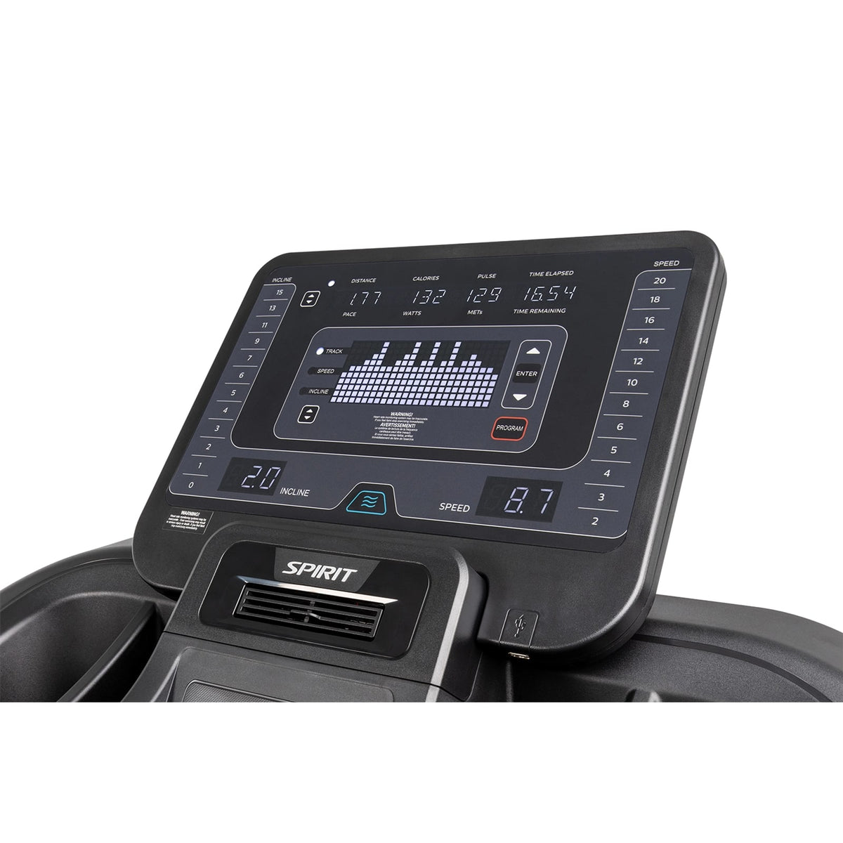 Spirit Fitness CT850+ loopband - beeld 10