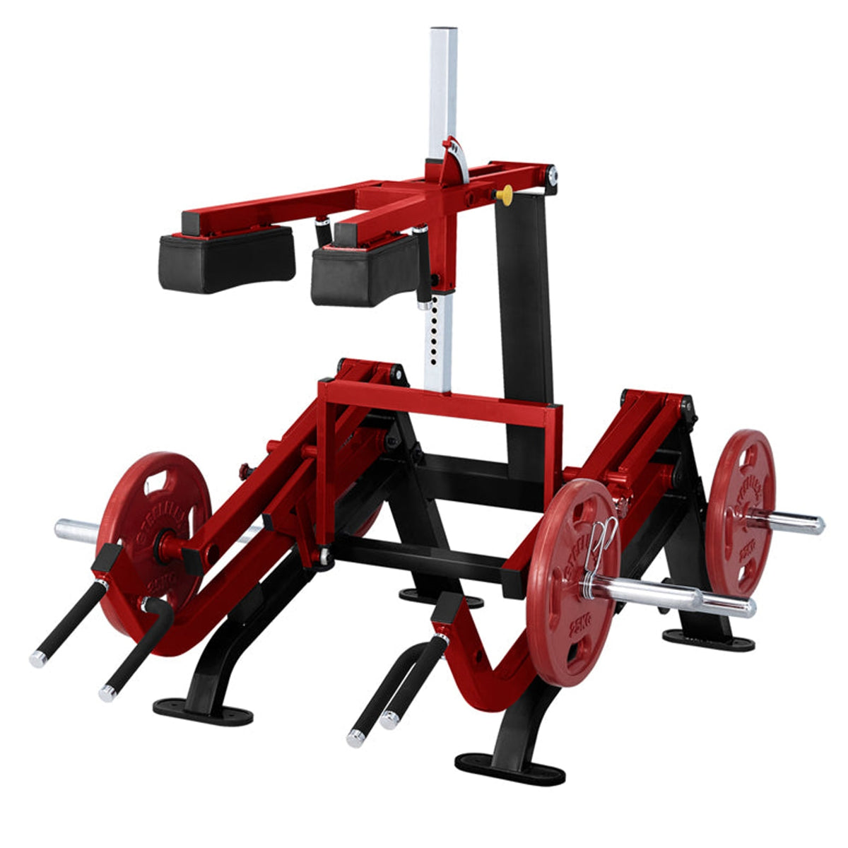Steelflex PL2300-BR dual plate loaded squat en deadlift - beeld 1