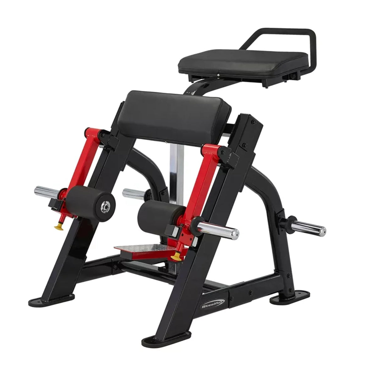 Steelflex PLSLC-BR plate loaded standing leg curl - beeld 1