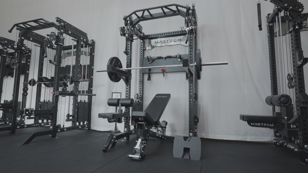 Martech M8 TwinRatio rack in beeld