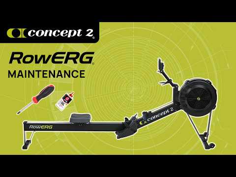 Onderhoud van de Concept2 RowErg