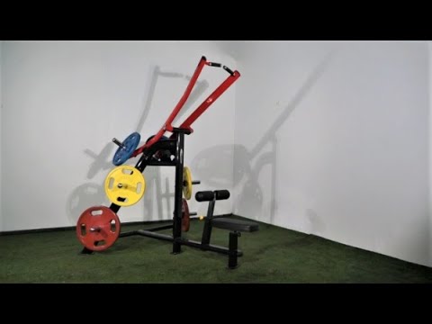 Steelflex PLLA-BR plate loaded lat pulldown in beeld