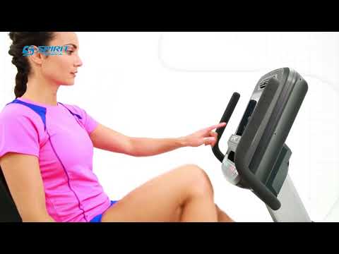 Spirit Fitness CR900TFT ligfiets in beeld