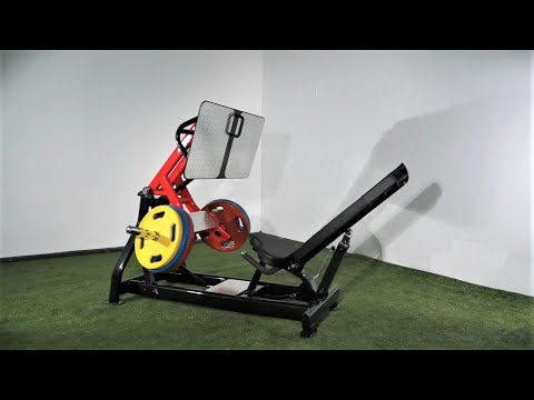 Steelflex PLLP-BR plate loaded leg press in beeld