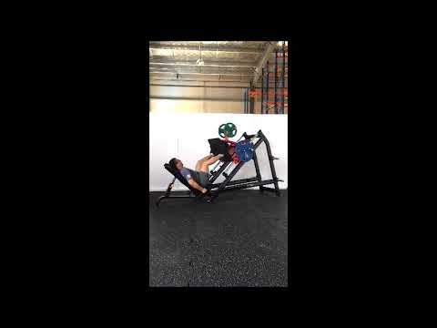 Steelflex PLDP-BR plate loaded leg press in beeld