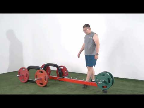 Steelflex PLSLR-BR plate loaded leverage row in beeld