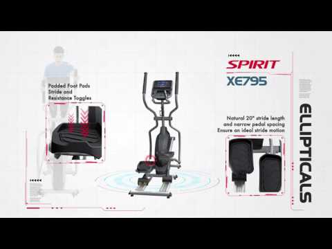 Spirit Fitness XE795 crosstrainer in beeld
