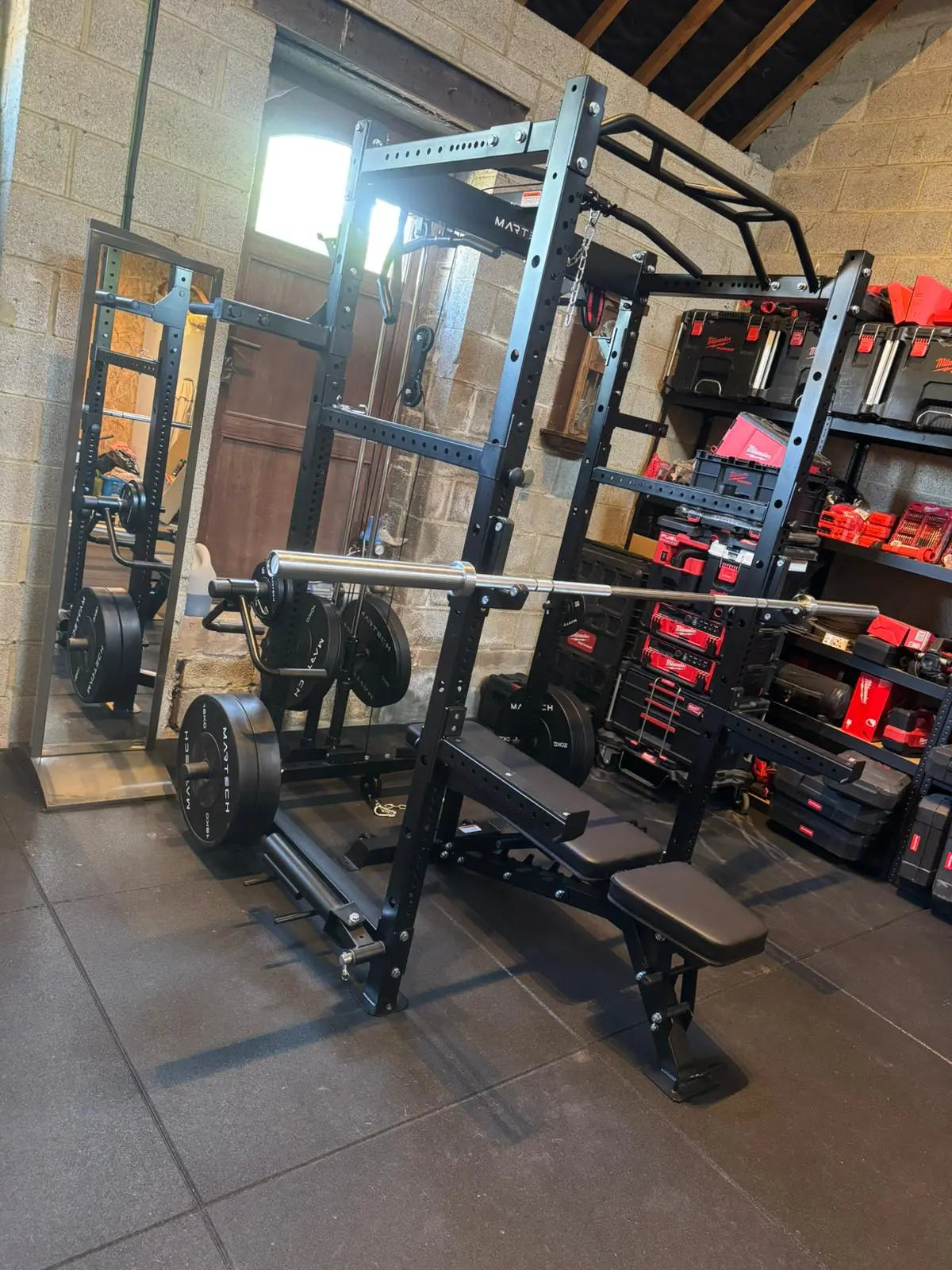 Martech M1 power cage Gym bundle - beeld 23