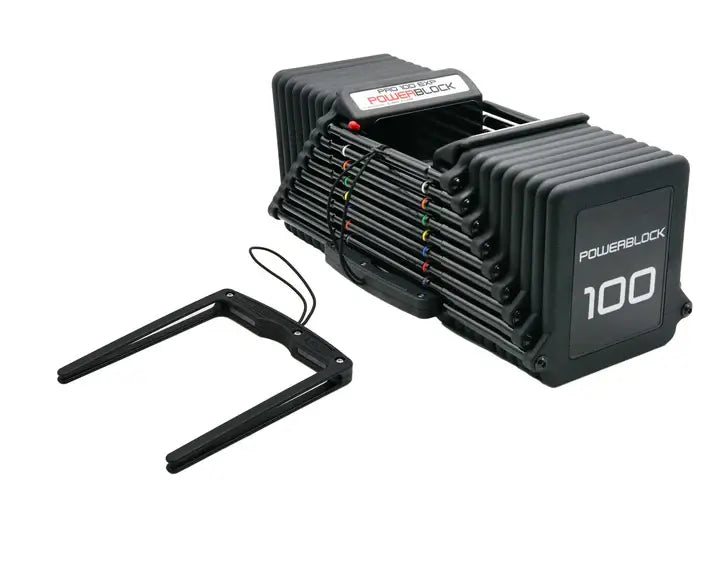 PowerBlock Pro 100 EXP Knurled Stage 1 Set ( 2 - 18KG) - beeld 2