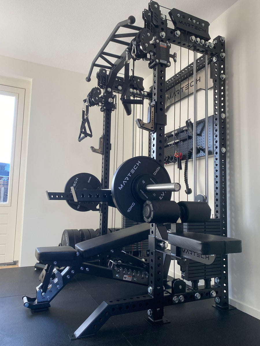 Martech M8 TwinRatio rack met halterbank