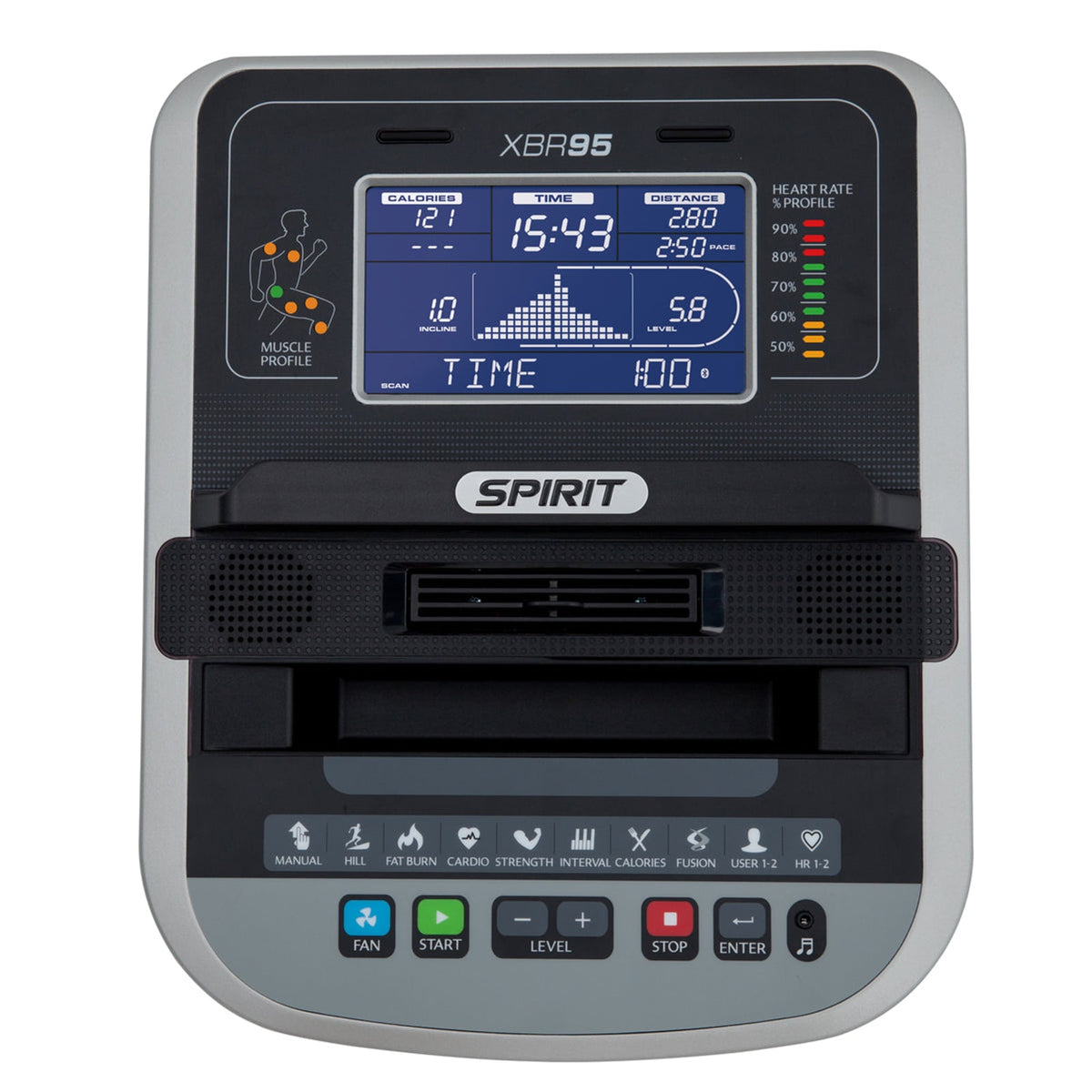 Spirit Fitness XBR95 ligfiets - beeld 6