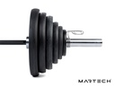 Barbellset: 107,5KG Grip plates + Martech PRO Bar 220CM