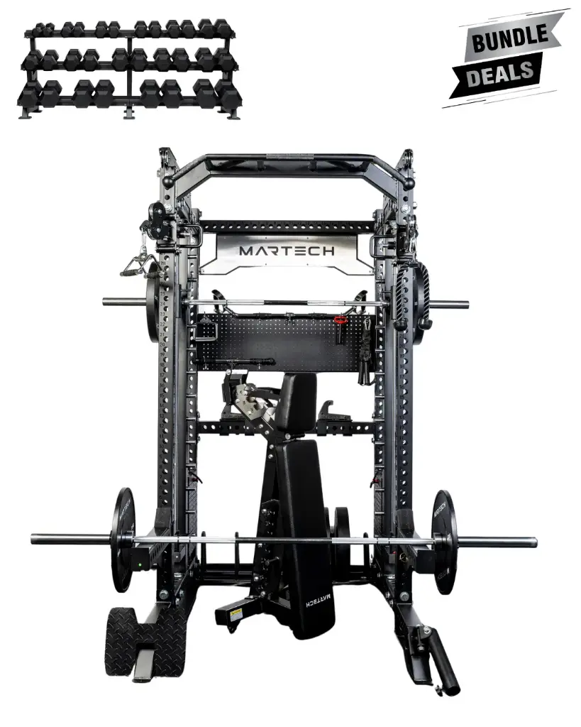 Martech M8 Pro Power bundel + 5- 40KG Dumbbellset 