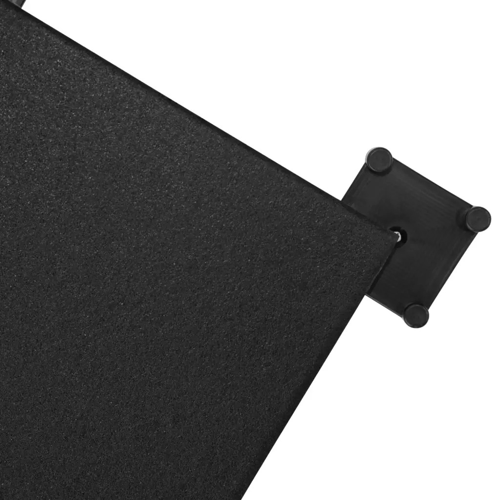 Sol sportif Pure Black – Dalle Easy Clean – 100 x 100 x 2 cm