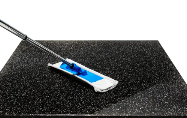 Sportvloer Pure black - Easy clean tegel - 100 x 100 x 2cm Dik